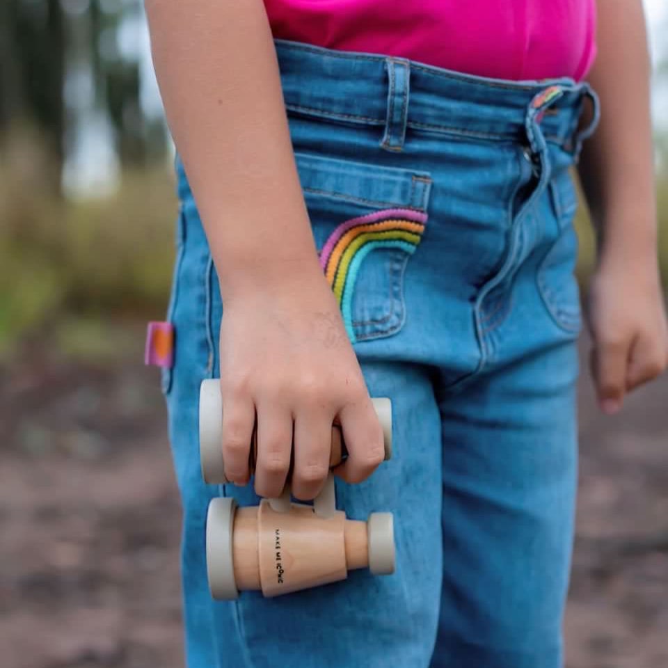 Wooden Toy Binoculars