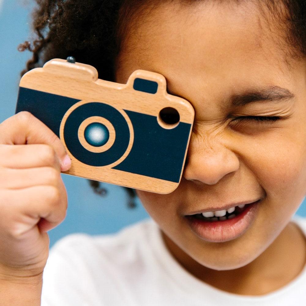 Wooden Play Camera