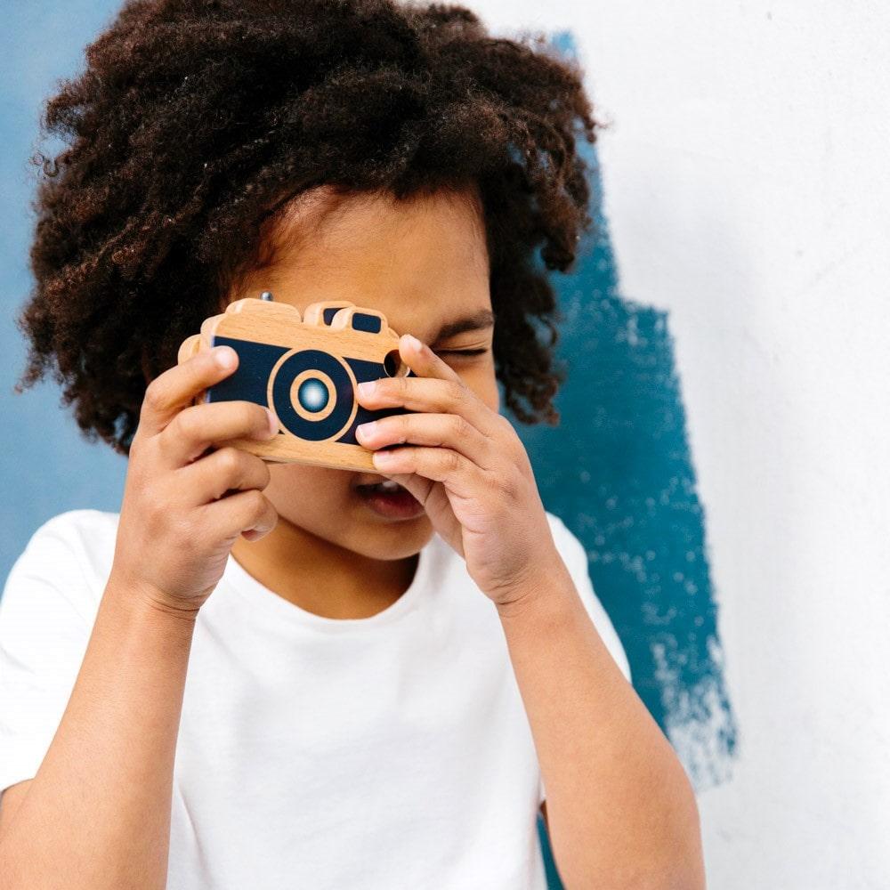 Wooden Play Camera