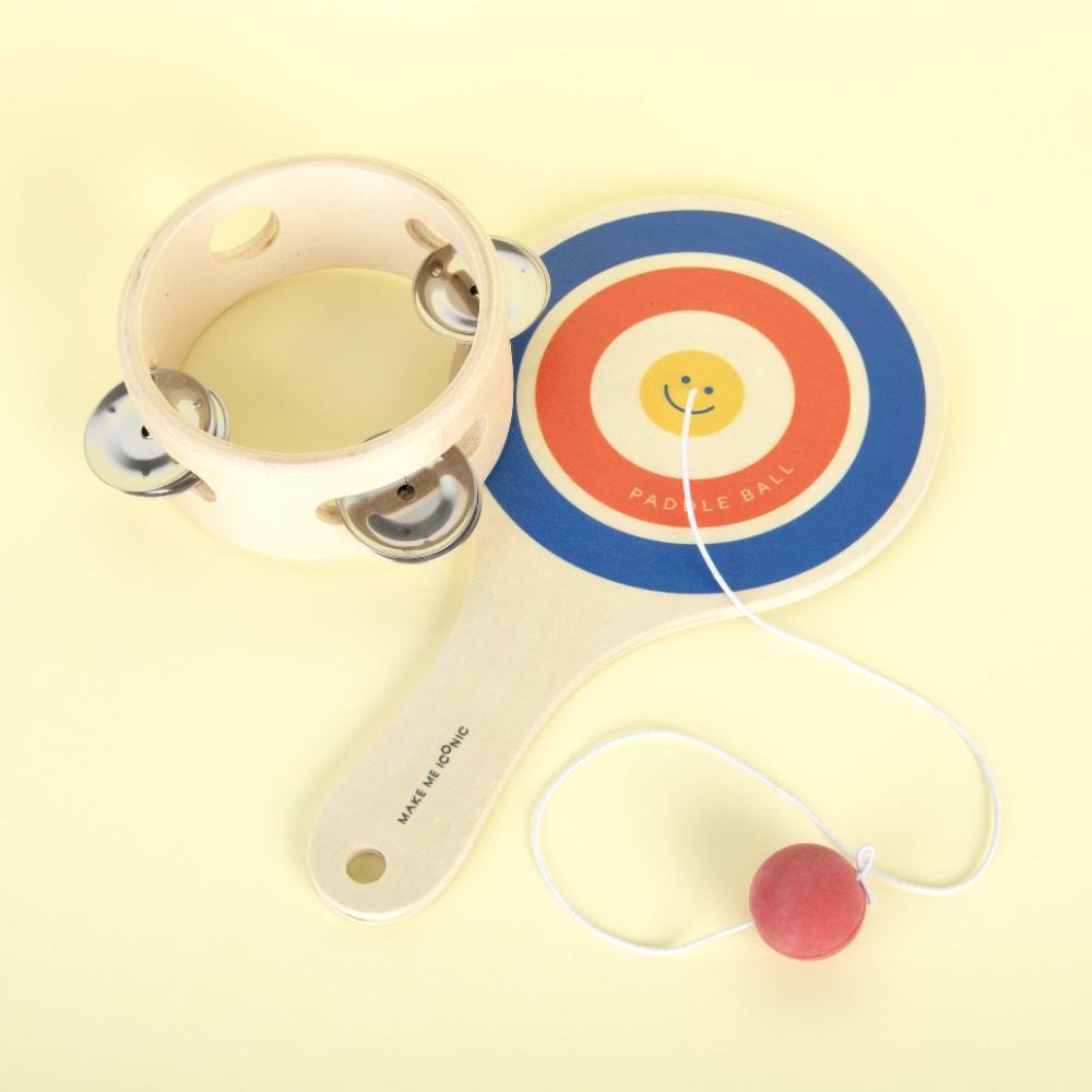 Wooden Paddle Ball