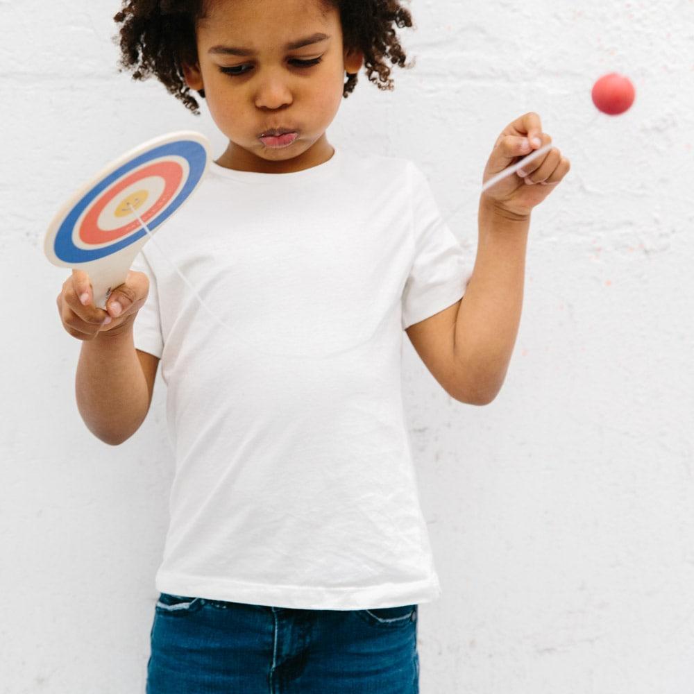 Wooden Paddle Ball