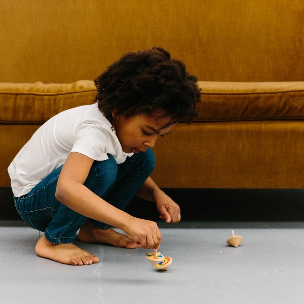 Wooden Spinning Top